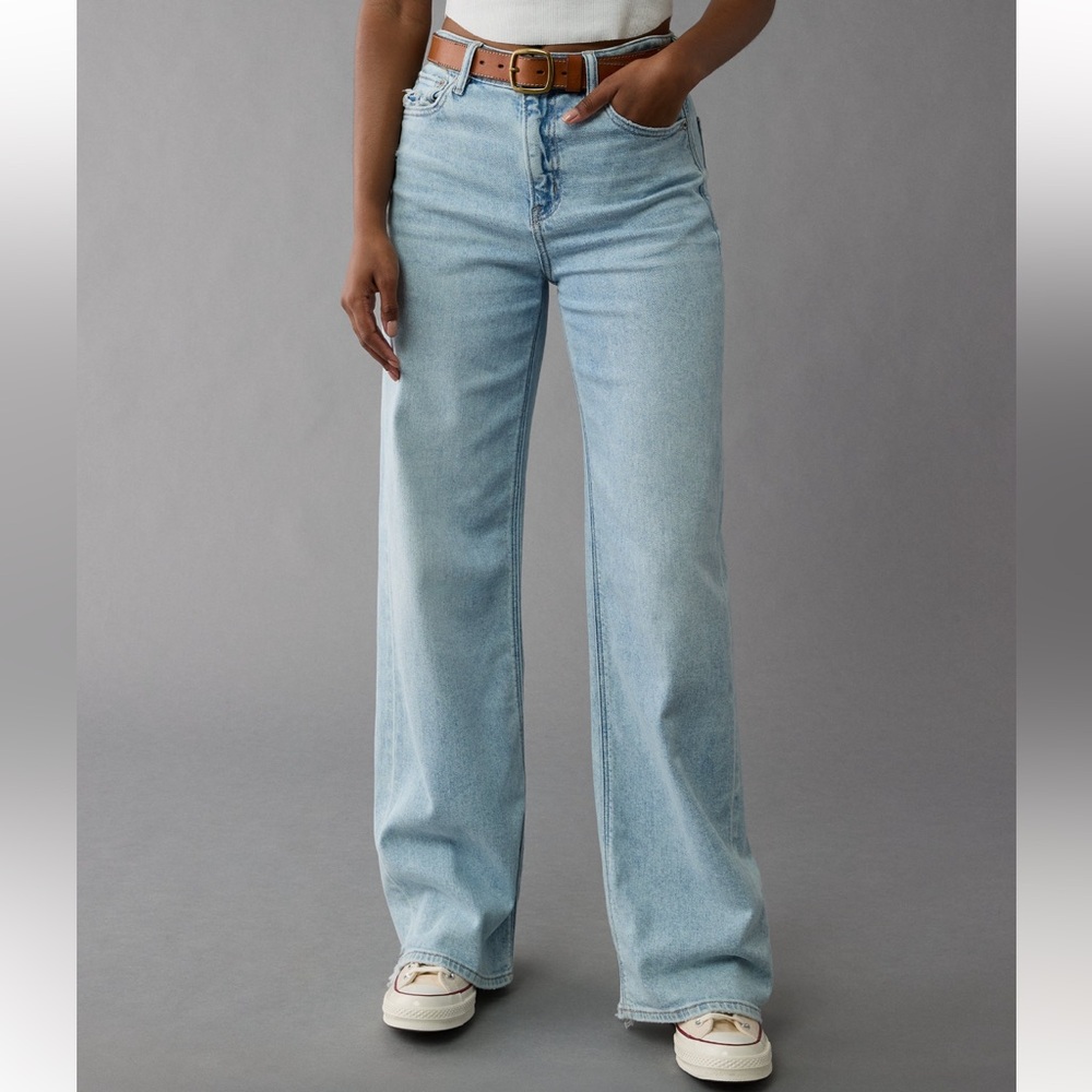American Eagle Outfitters Light Blue Flare Jeans